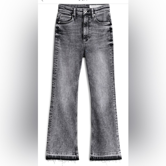 rag & bone - Casey Ankle Flare Jeans - NWT - 24 - Picture 2 of 7
